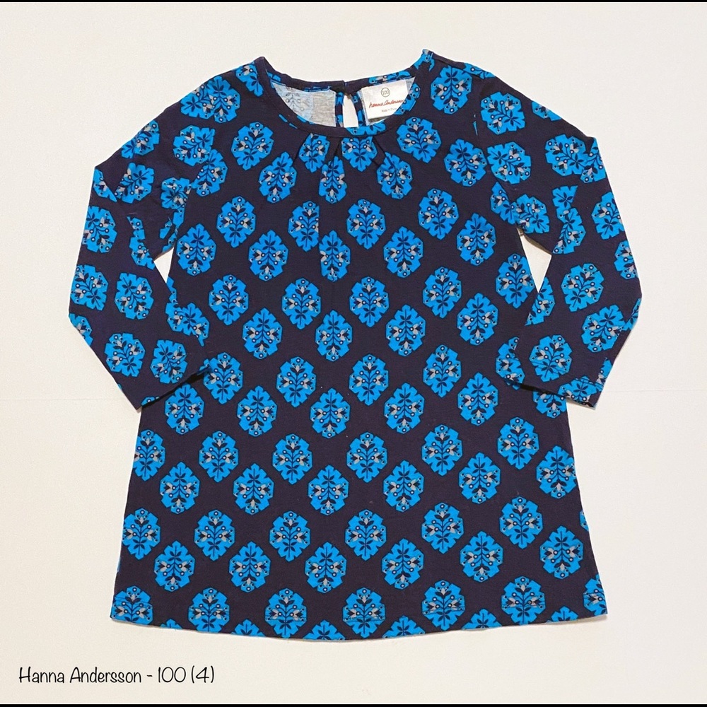 Hanna Andersson Blues Dress - 100 (4)